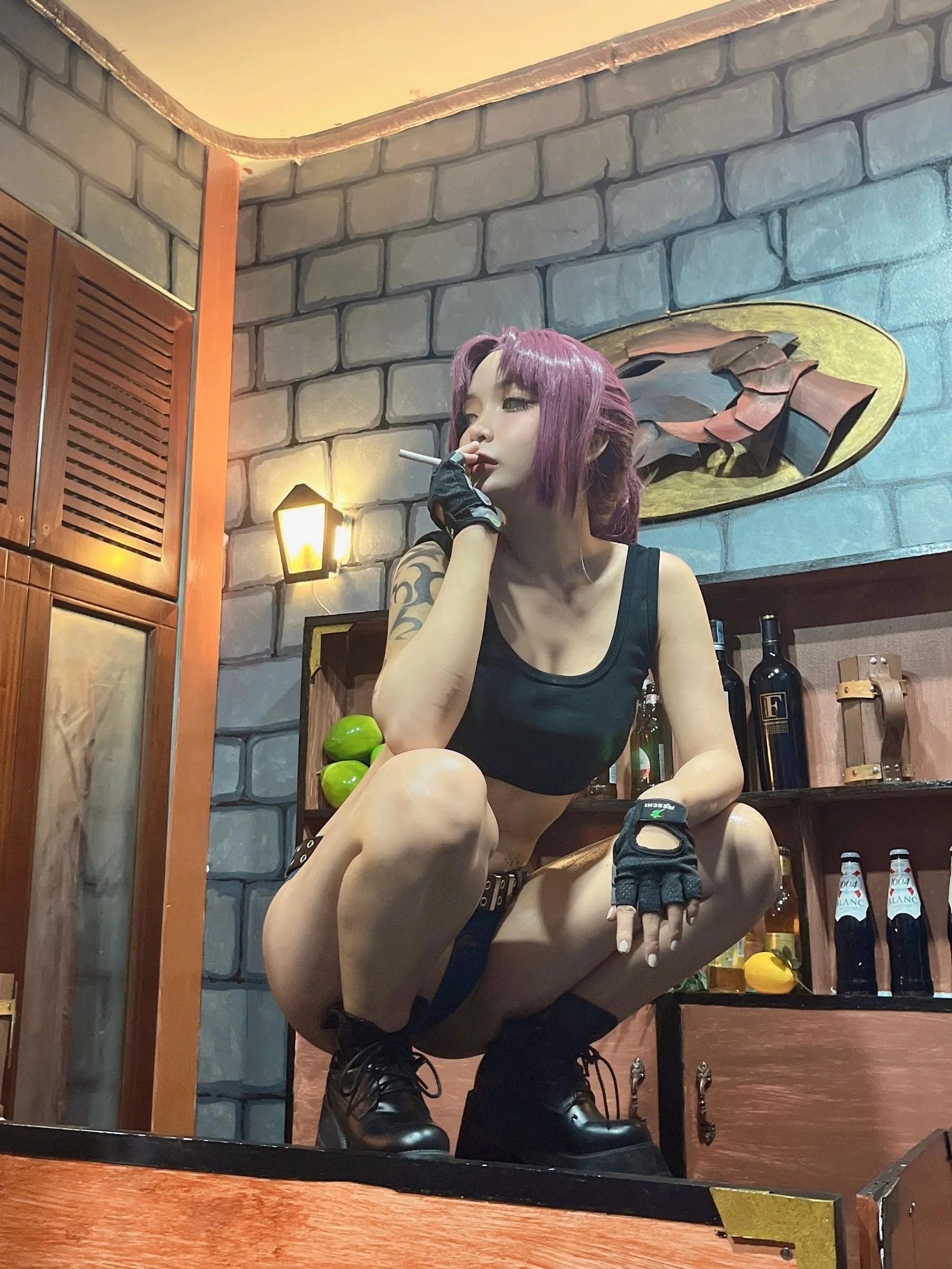 Umeko J – NO.051 Revy Black Lagoon [COMPLETE SET]-Revy Selfies [26P]插图5